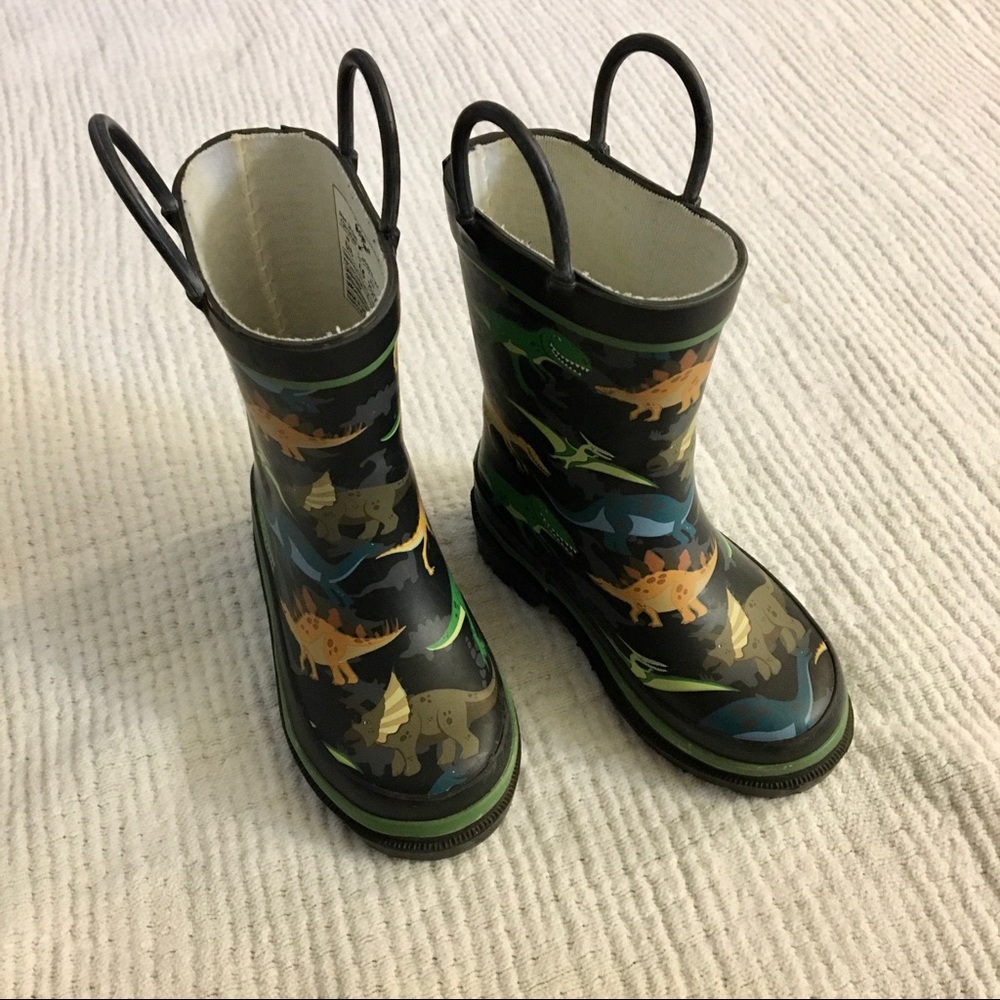 Dinosaur Rainboots